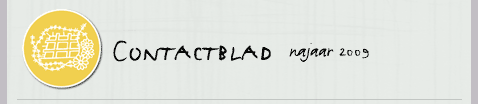 Contactblad najaar 2009
