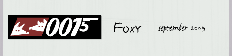 Foxy september 2009